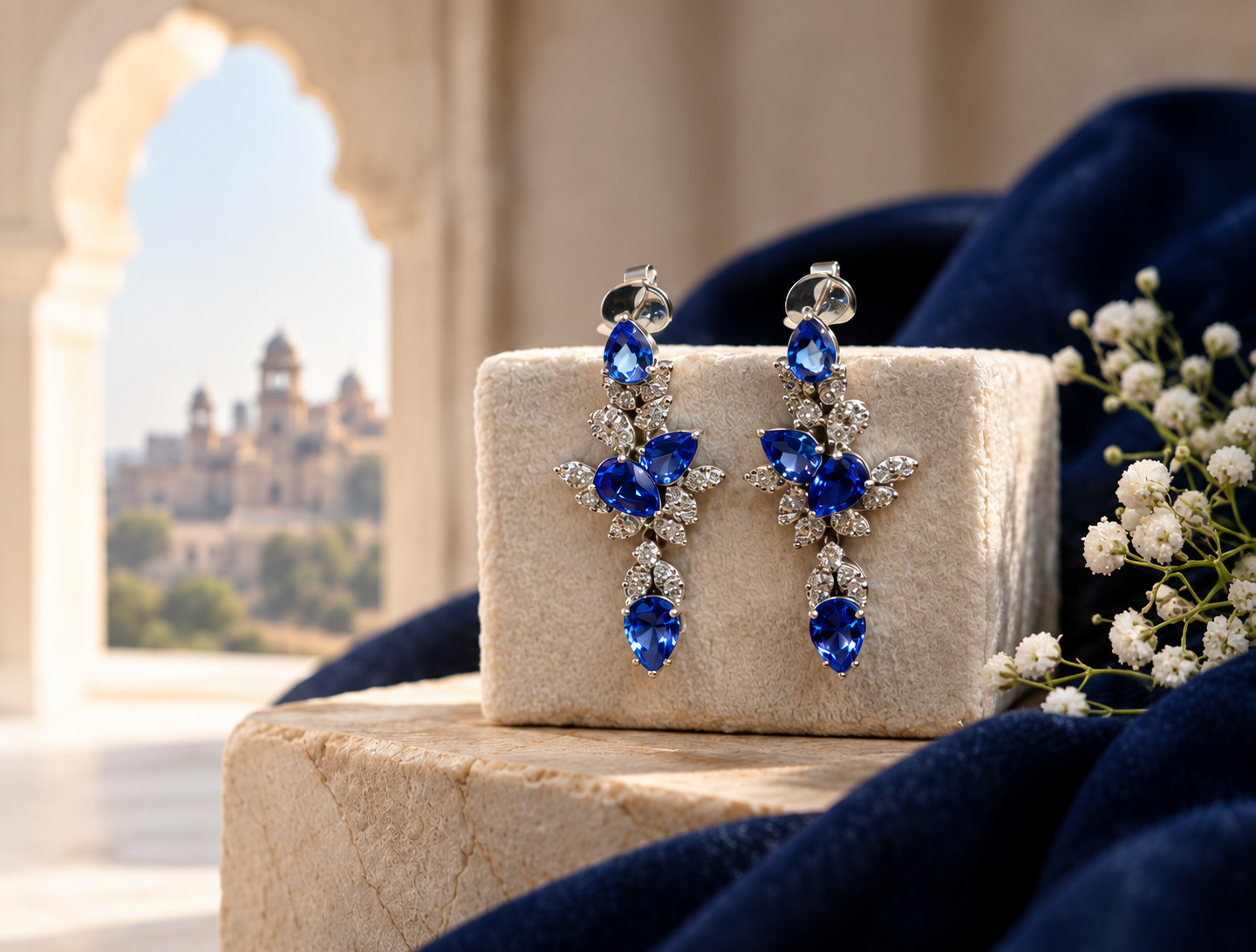 Alinkrit Jwellers Natural Blue Sapphire Jewellery